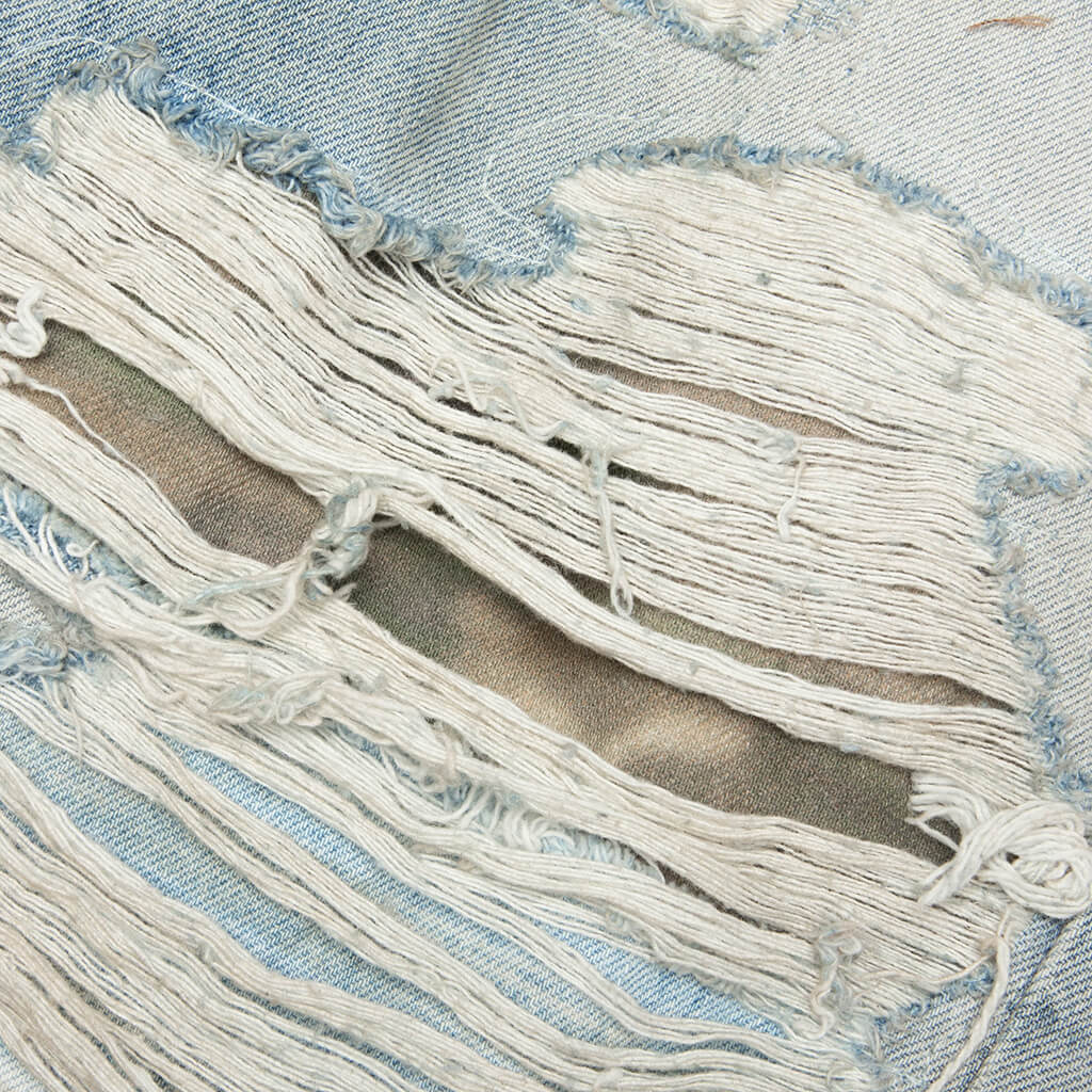 Repaired Boot Cut Jean - Mist Indigo - Image 4