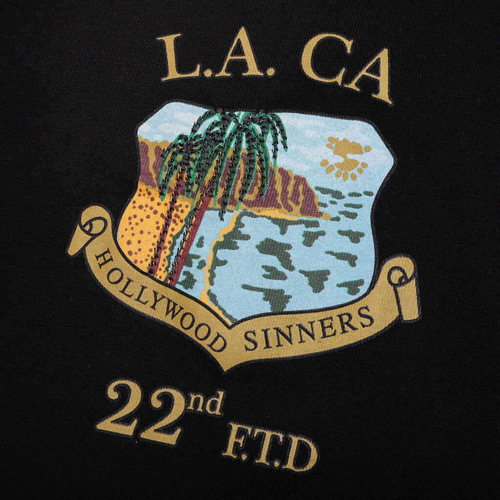 Sinners Oversized Tee - Black - Image 7