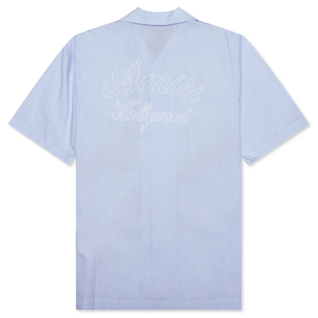 Starburst Poplin Camp Shirt - Ashley Blue - Image 2