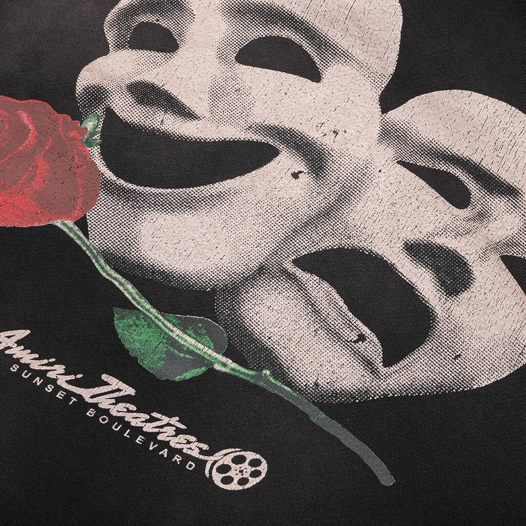 Theatre Masks Hoodie - Black - Image 4
