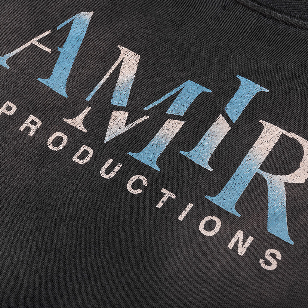 Theatre Masks Oversized Tee - Black - Image 3