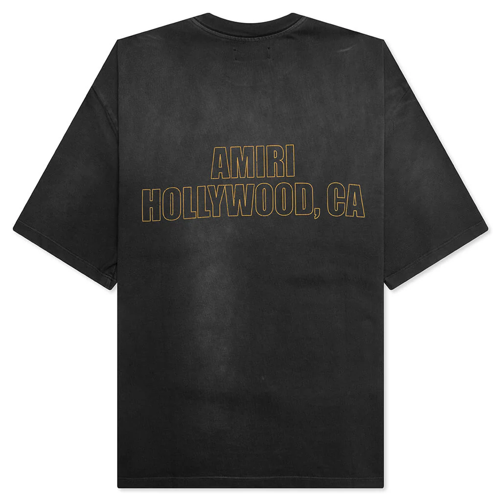 Vintage Ma Eagle Oversized Tee - Black - Image 2
