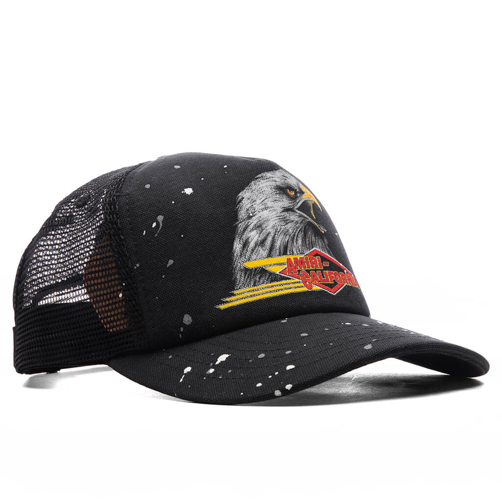 Vintage Trucker Hat - Black - Image 2