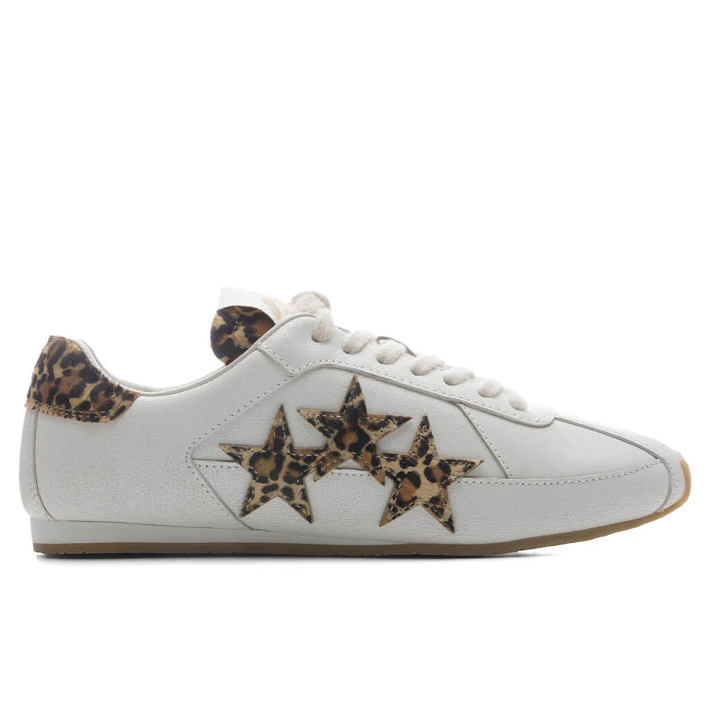 Women's Leopard Pacific Flat - Alabaster