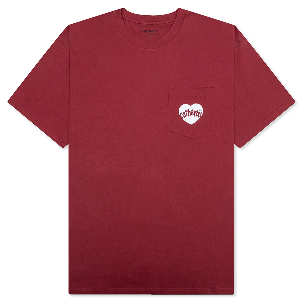 Amour Pocket S/S T-Shirt - Tuscany/White