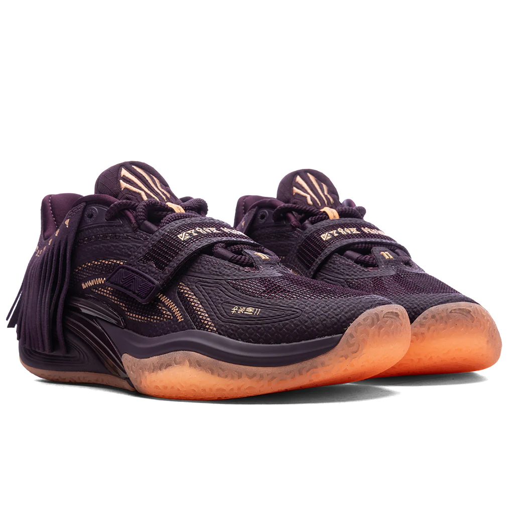 ANTA x Kyrie Irving KAI 1 Chief Hélà 'Crown Jewel' - Purple/Orange - Image 2