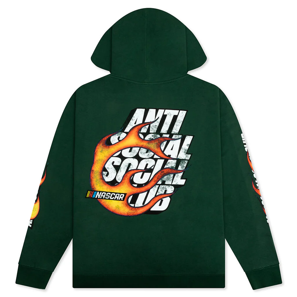 ASSC x Nascar Daytona Hoodie - Green - Image 3