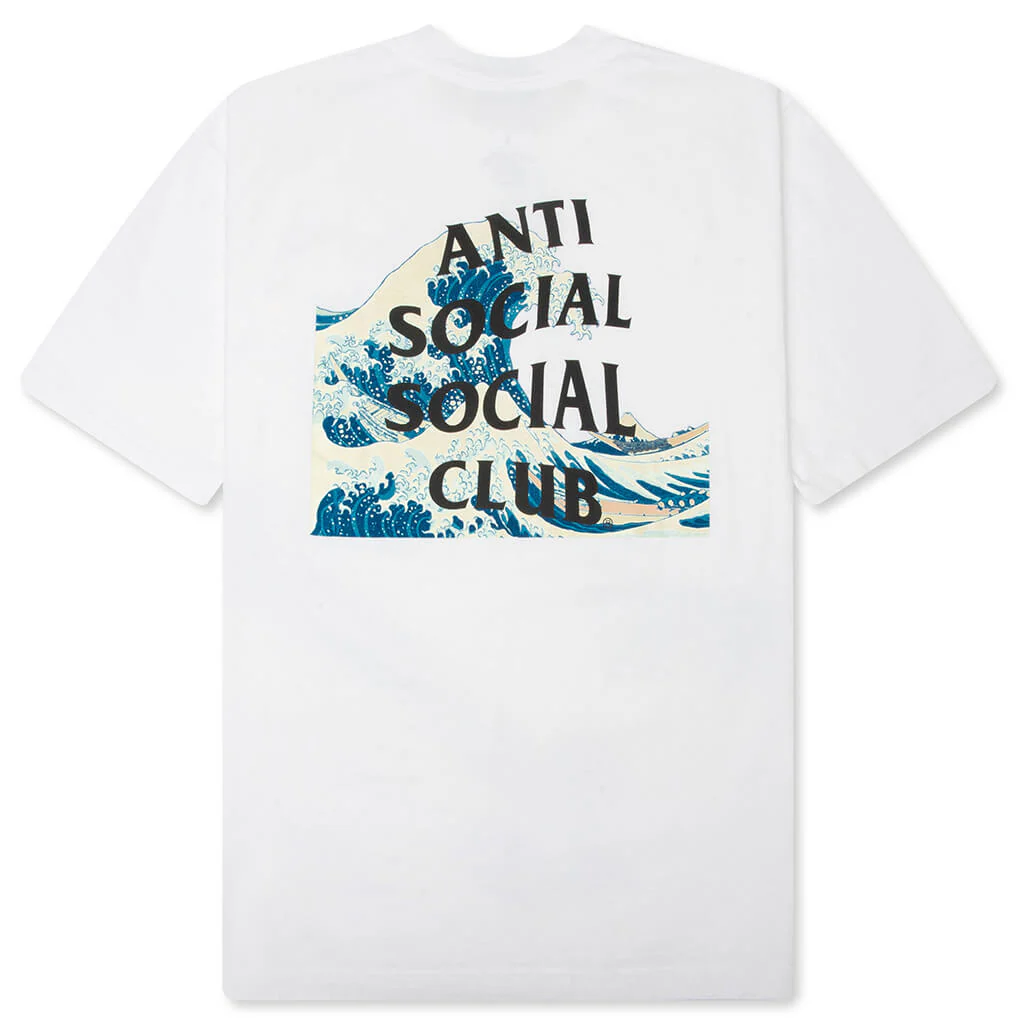 'Tonkatsu' The Great Wave Tee - White - Image 2