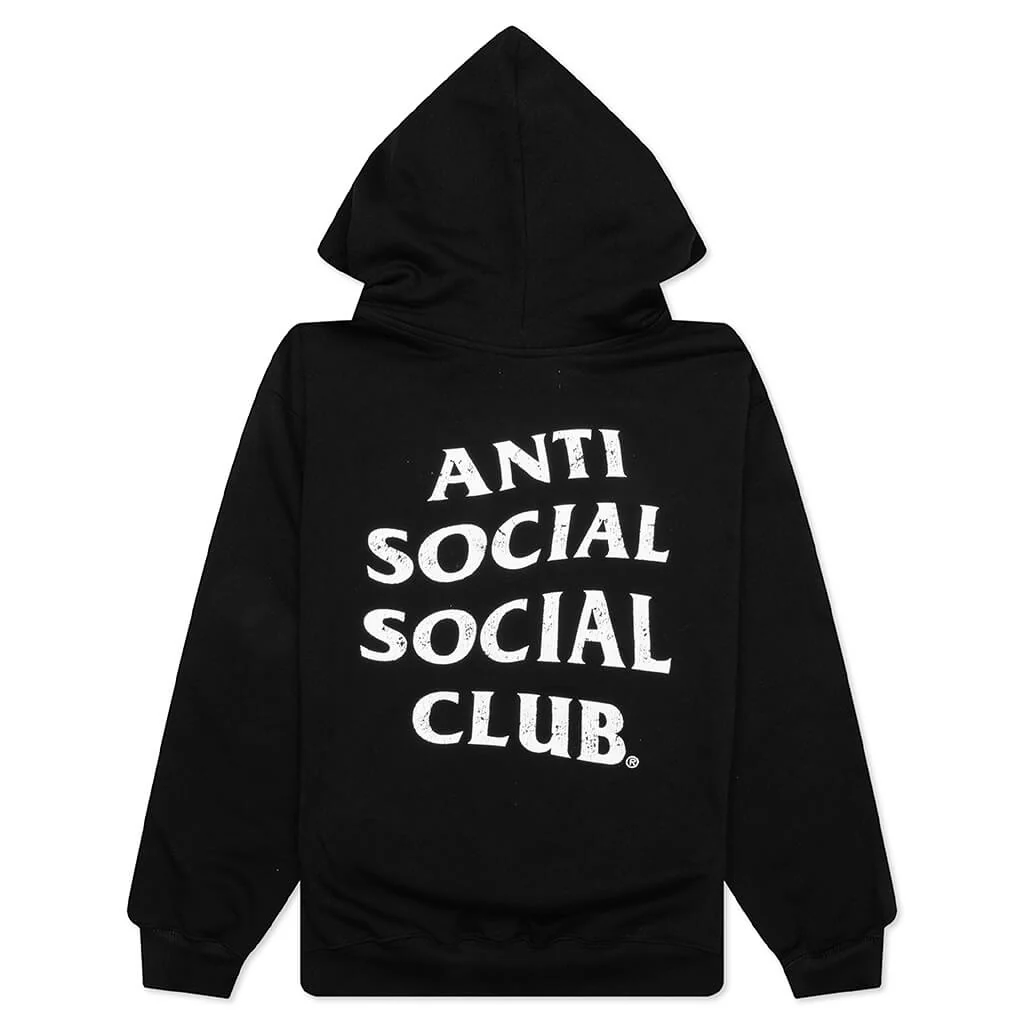 Weathered Hoodie - Black - Image 2
