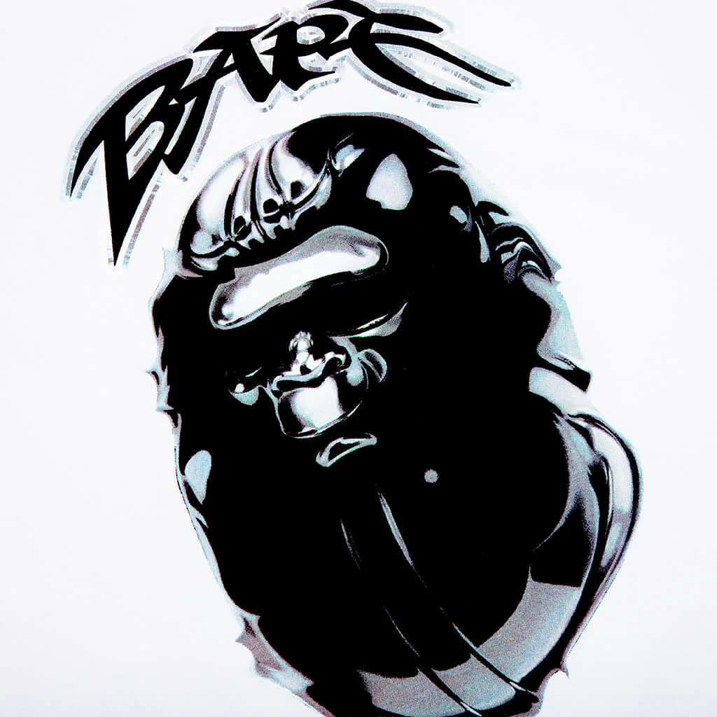 Ape Head Graffiti Tee - White - Image 3