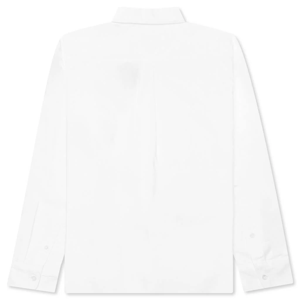 Ape Head One Point Oxford Shirt - White - Image 2