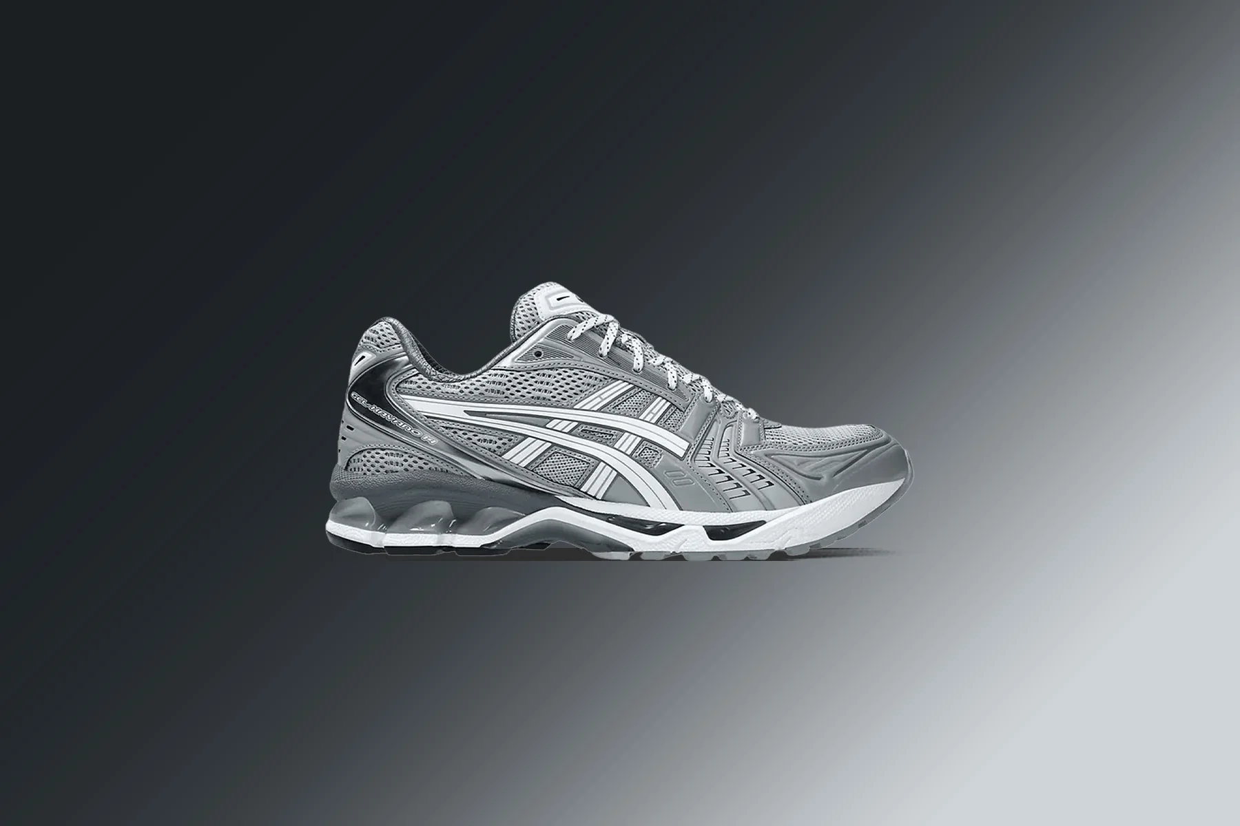 Asics x Beauty & Youth Gel-Kayano 14 ‘Metallic Silver’ - Piedmont Grey/White - Image 2