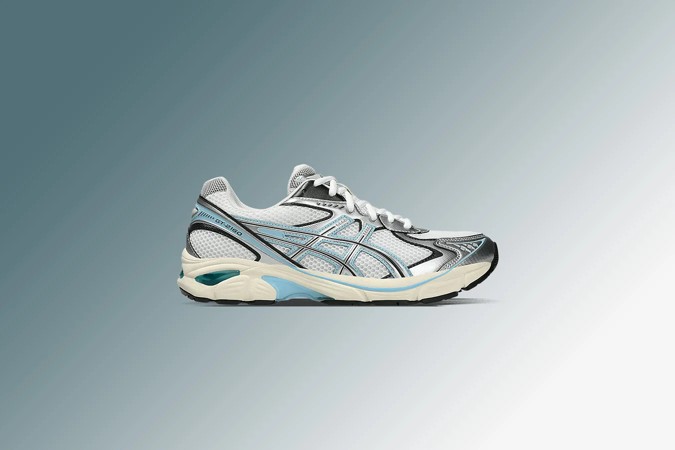 GT-2160 - White/Pure Silver/Light Blue - Image 2