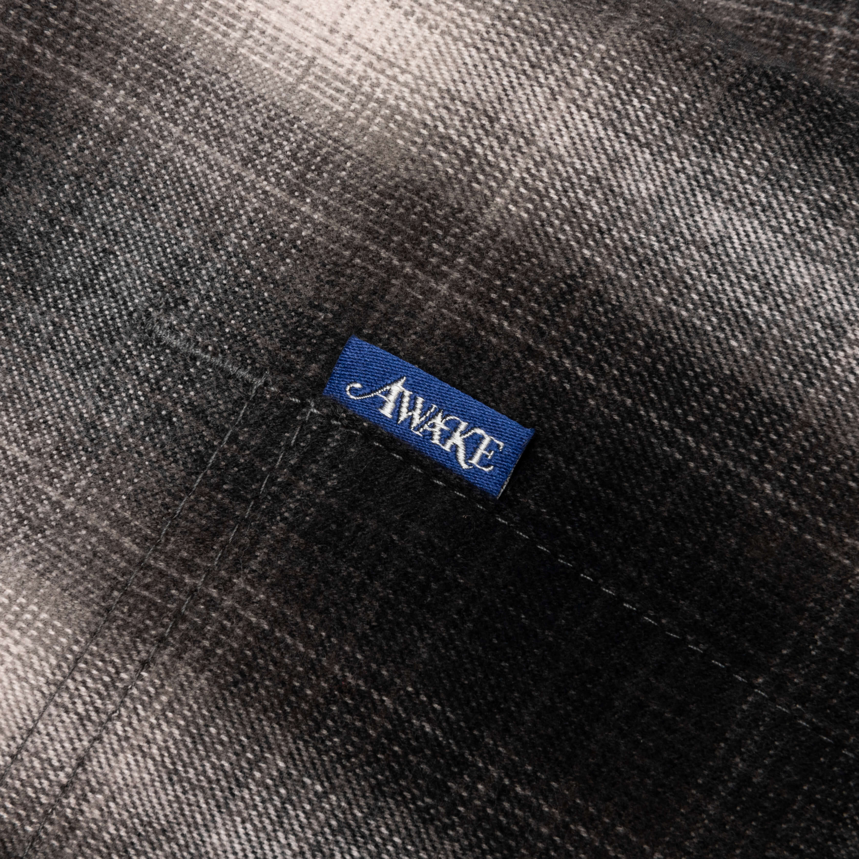 Brushed Flannel Shirt Jacket - Green Multi - Image 4