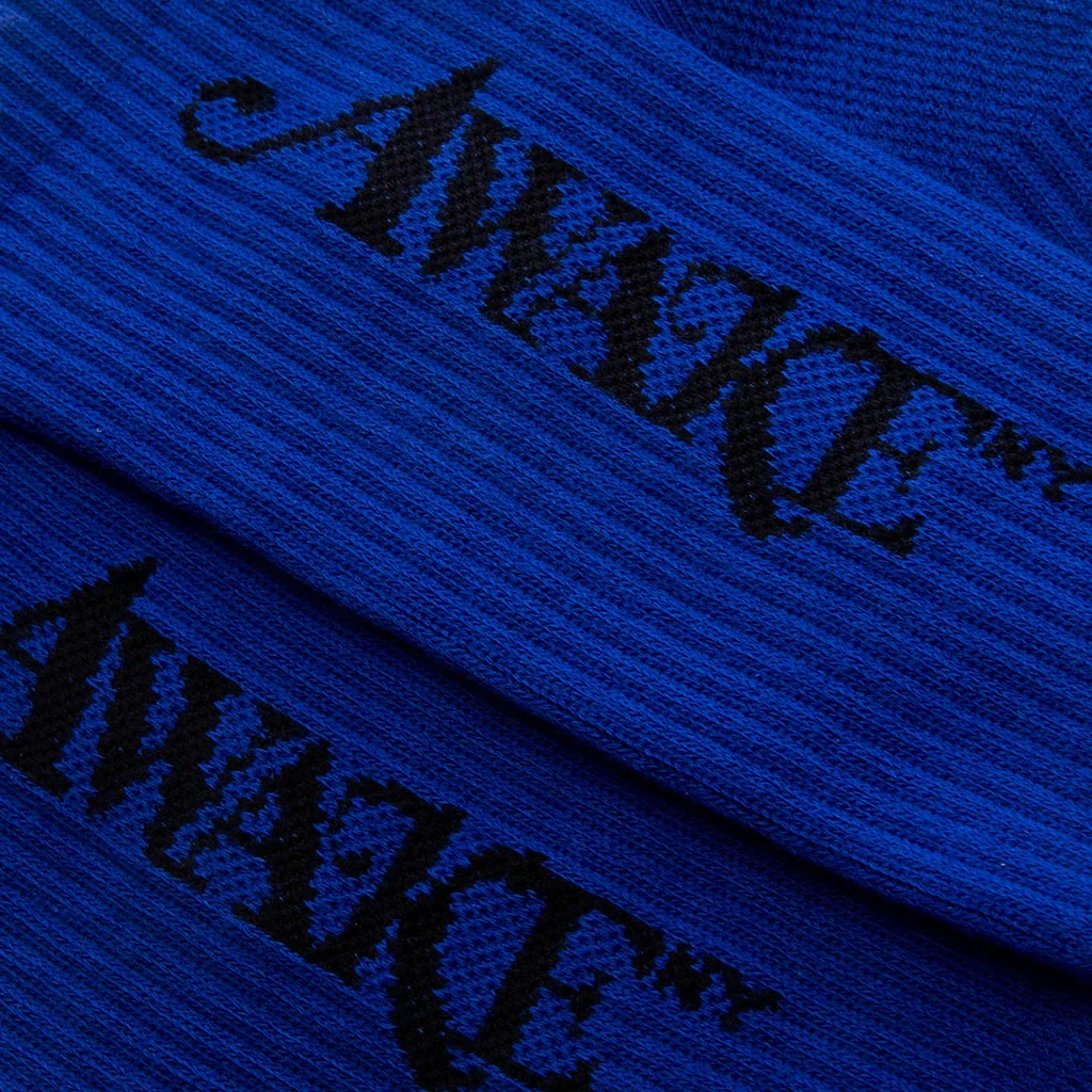 Classic Logo Socks - Blue - Image 2