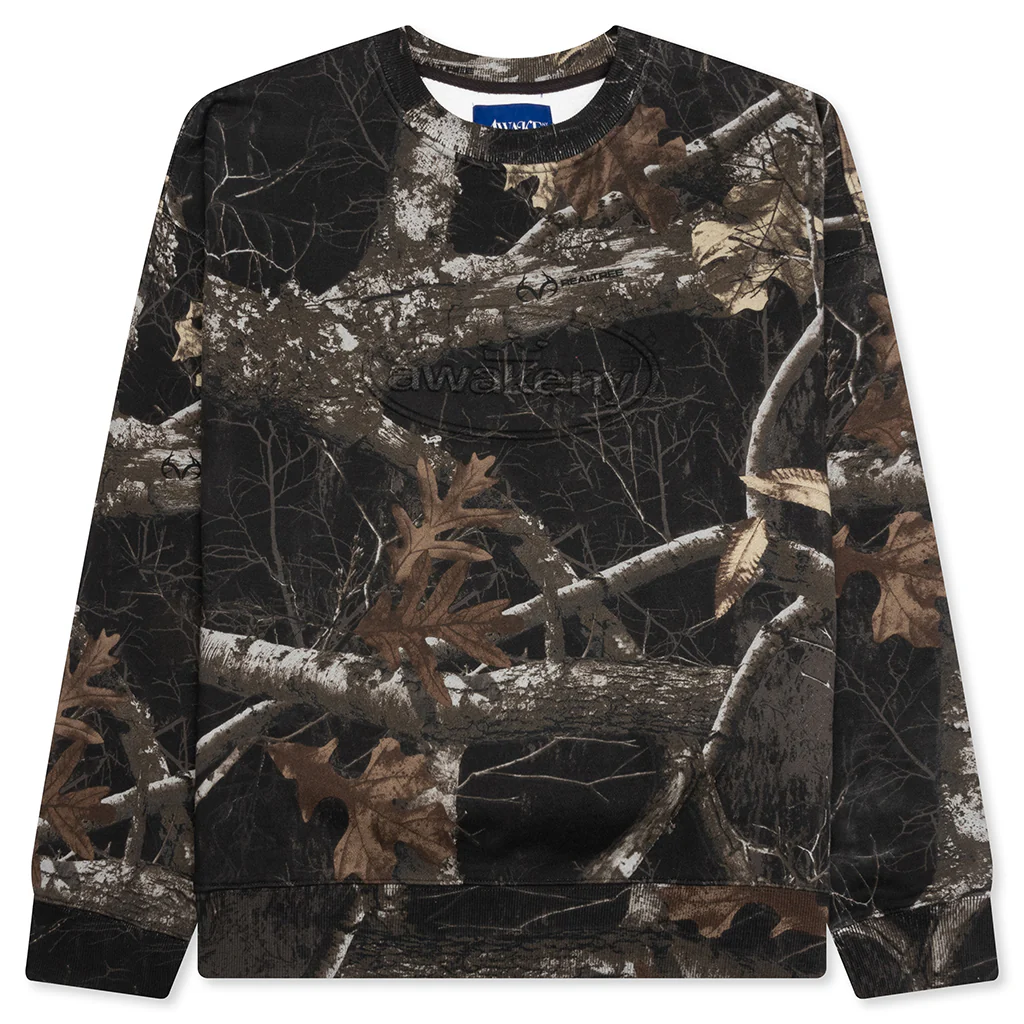 Debossed Crewneck - Shadow