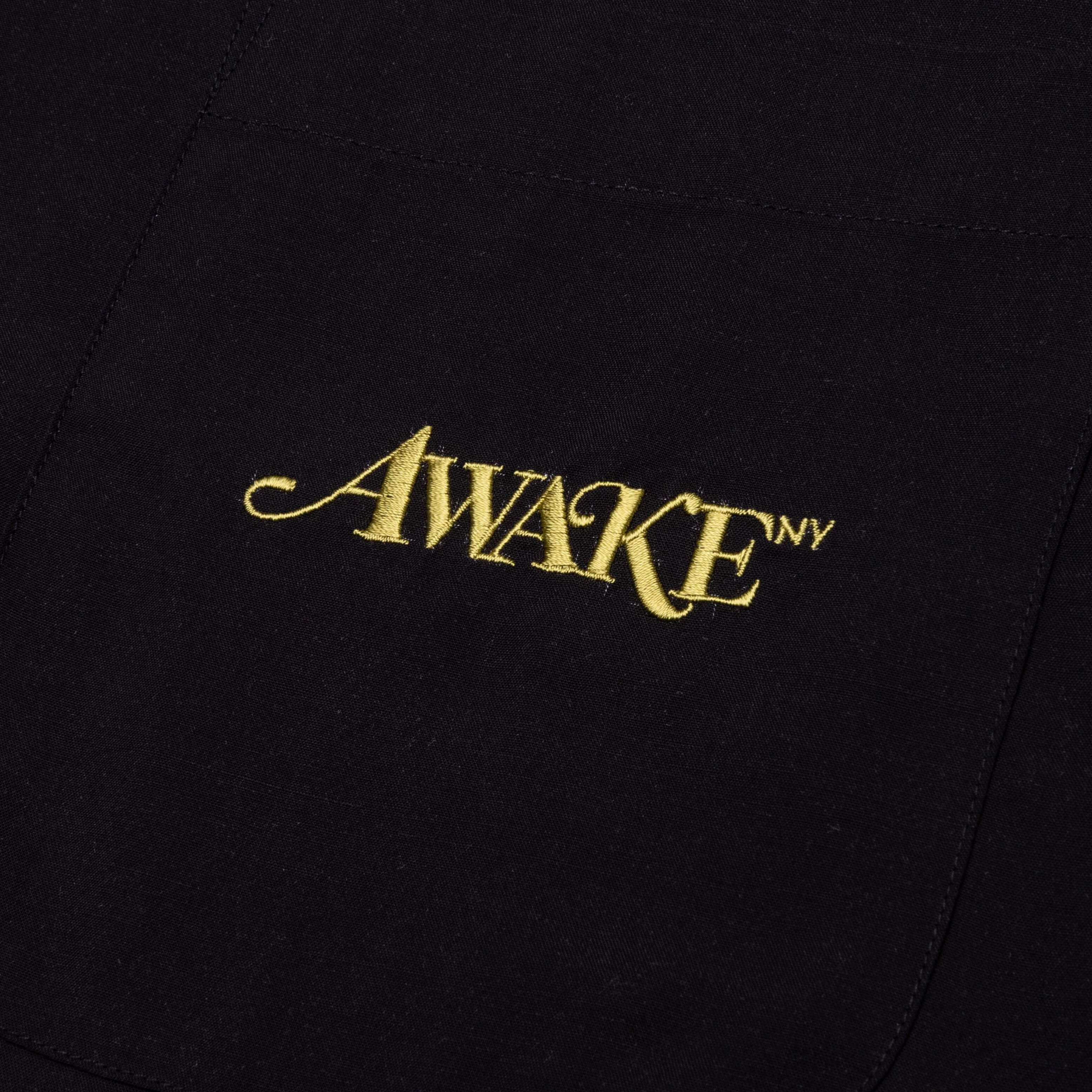 Dice Printed Rayon Camp Shirt - Black - Image 4