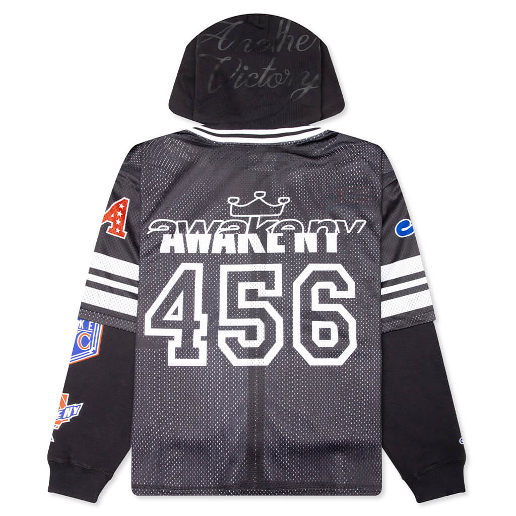 Headcrack Champs Jersey Zip Hoodie - Black - Image 2