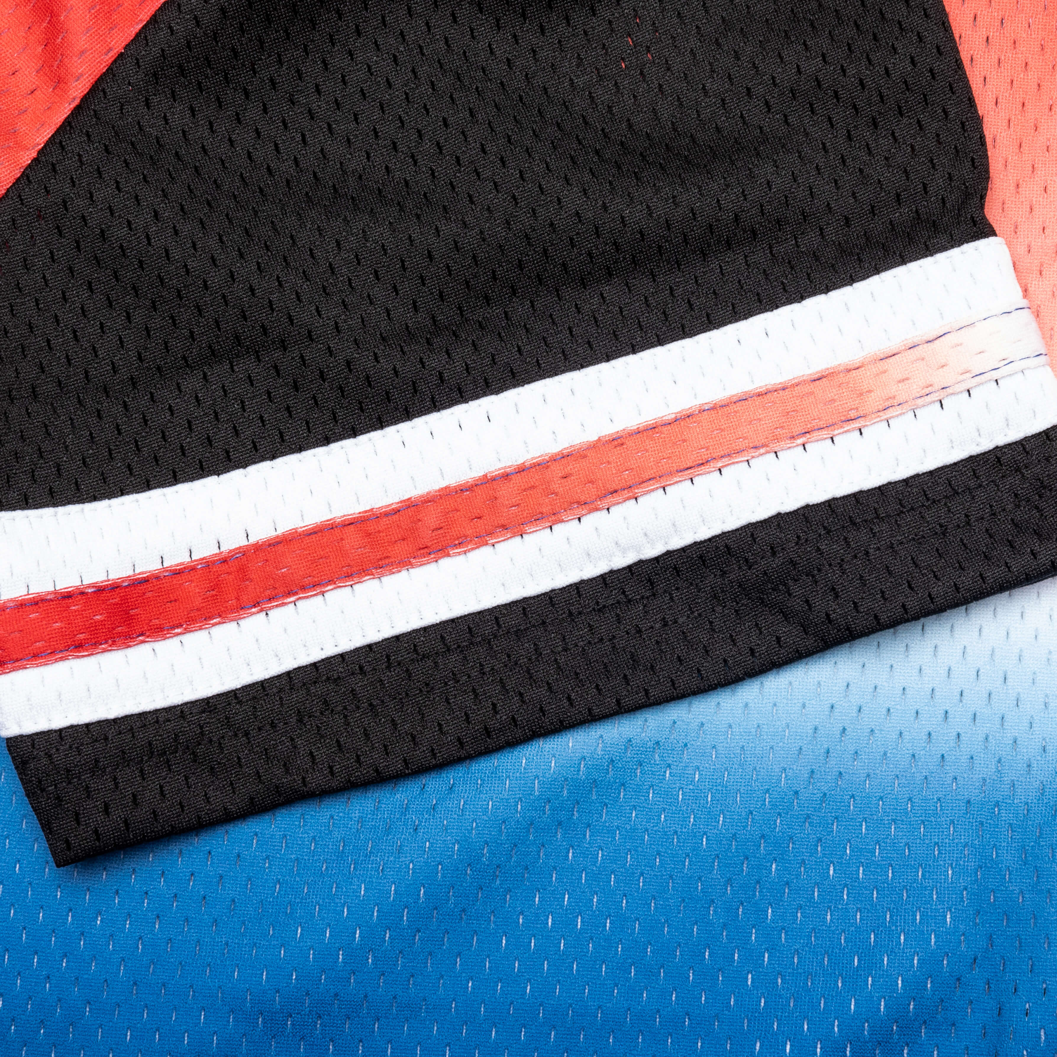 Mesh Football Jersey - Black Multi - Image 5