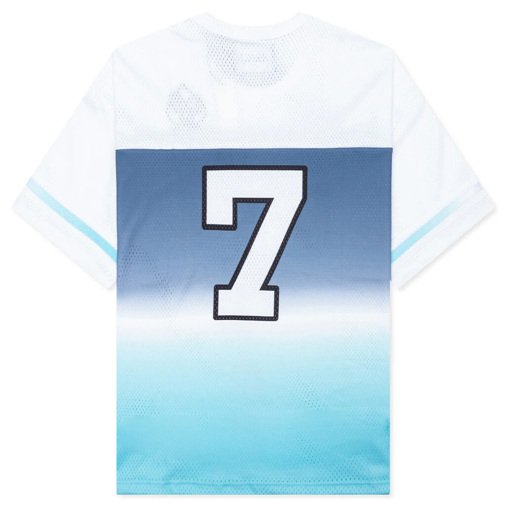 Mesh Football Jersey - White Multi - Image 2
