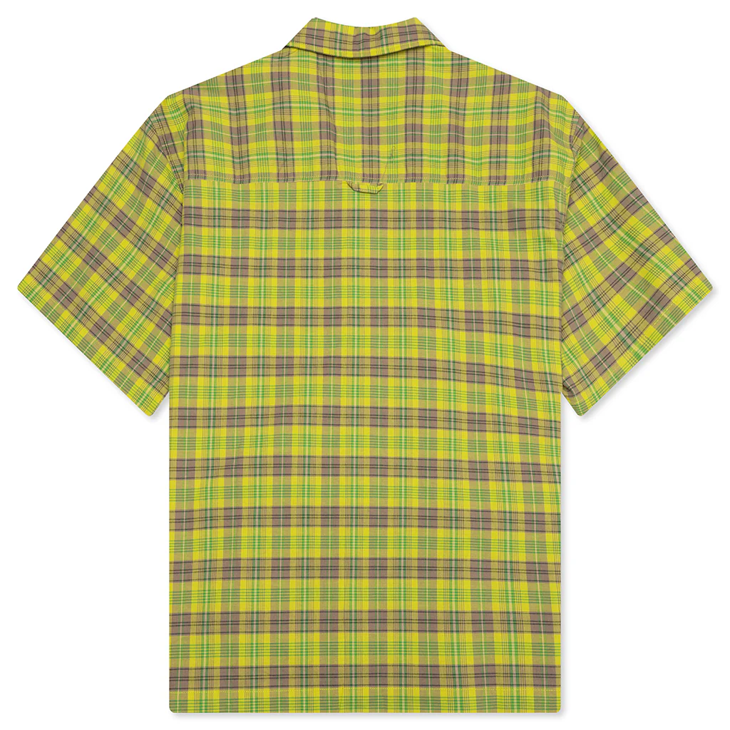 Printed Camp Collar Shirt - Green - Image 2