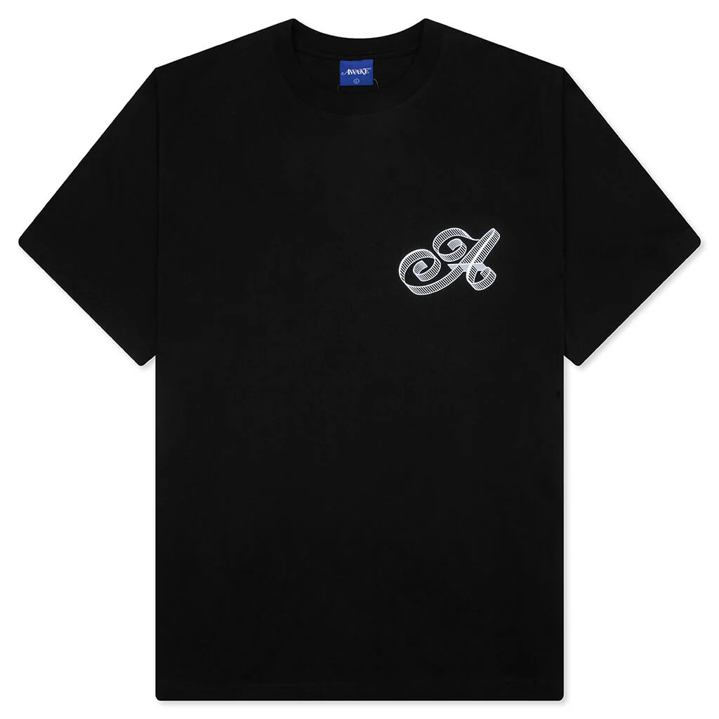Script Tee - Black