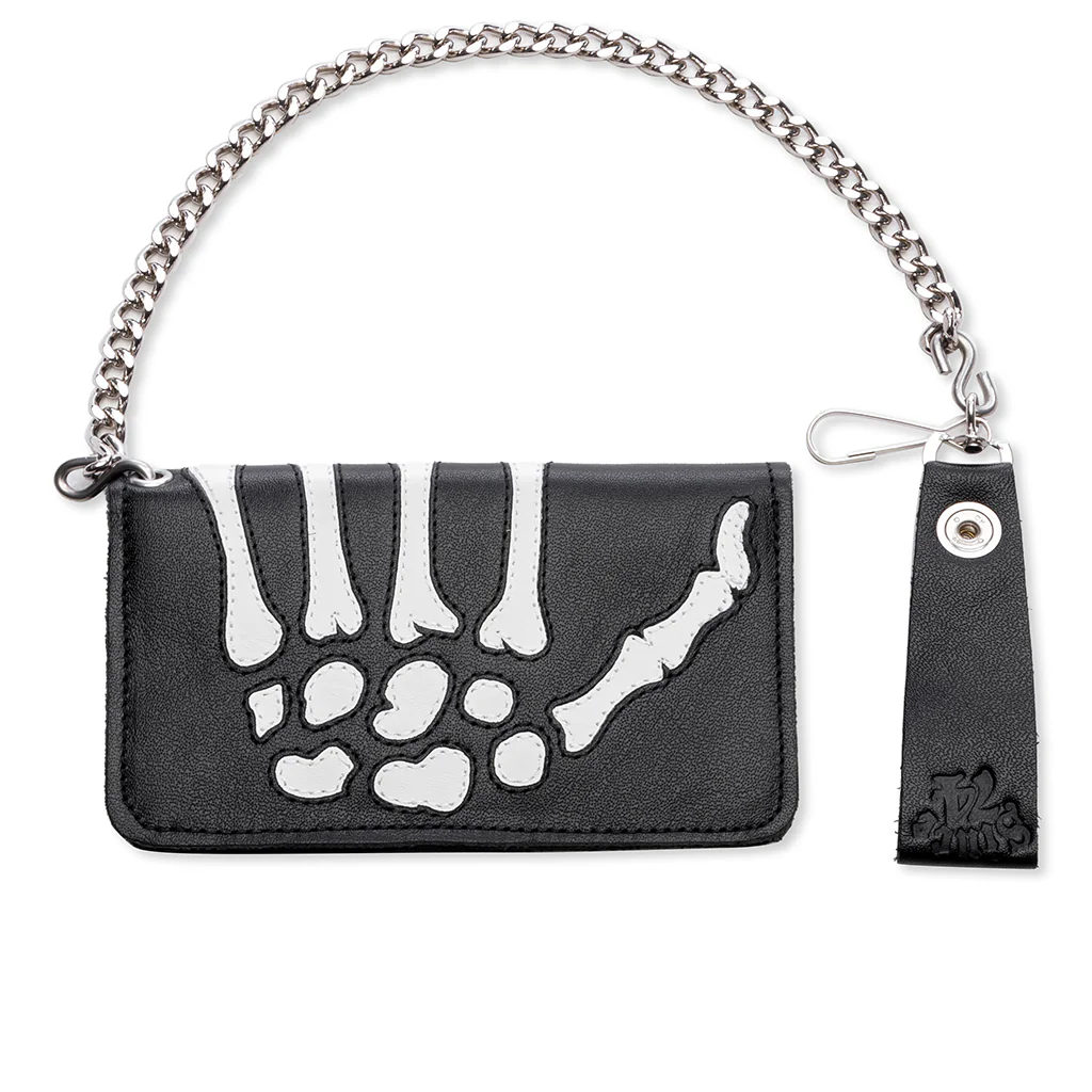 Vanson Bones Chain Wallet - Black