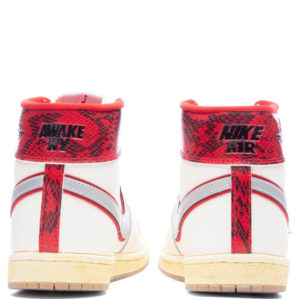 Awake NY x Jordan Air Ship PE SP - Sail/Black/University Red - Image 4