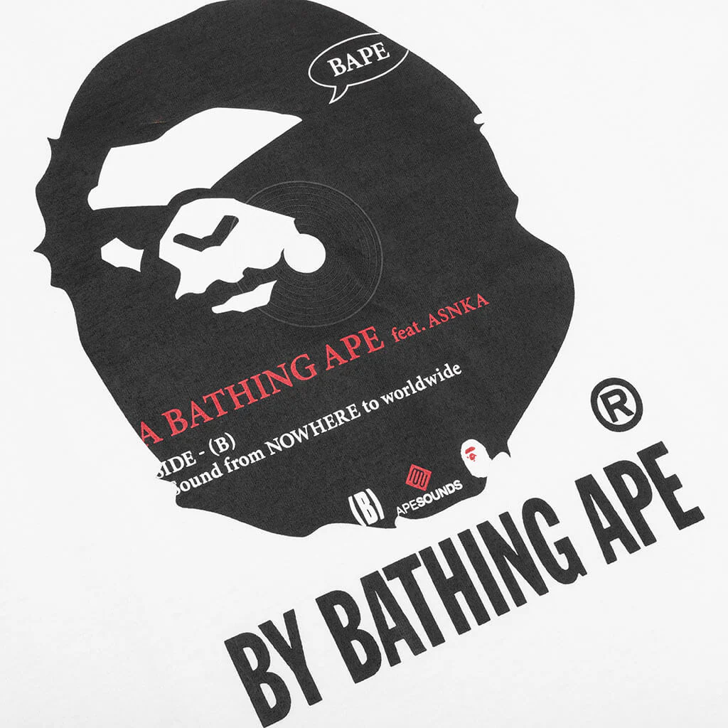 (B)Y Bathing Ape Tee リラックス - White - Image 3