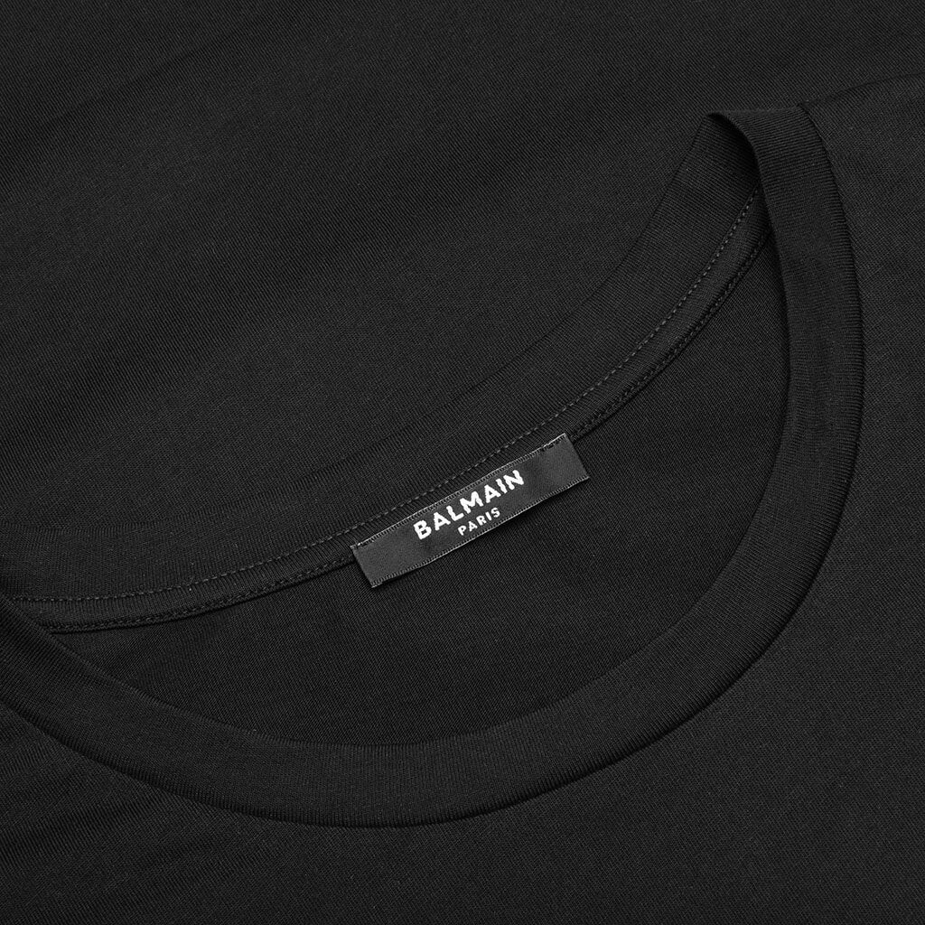 Coin Flock T-Shirt - Black/White - Image 3