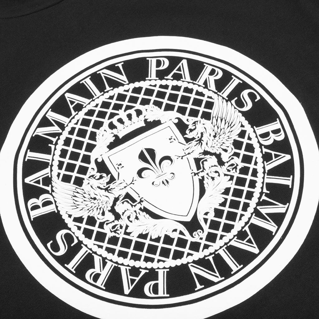 Coin Flock T-Shirt - Black/White - Image 4