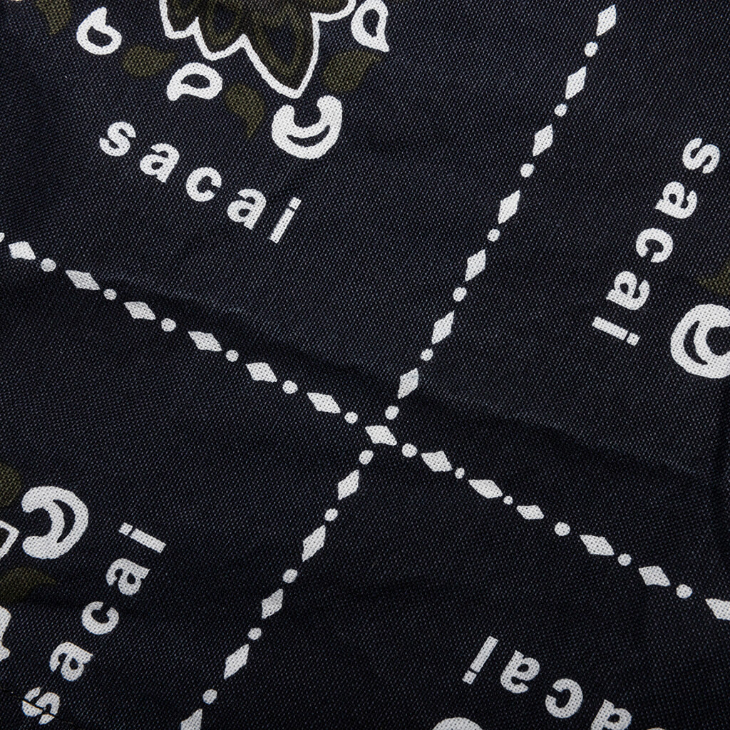 Bandana Print Pants - Navy - Image 5