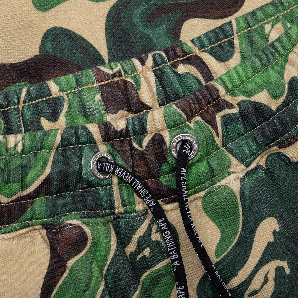 Bape Art Camo Sweat Shorts - Green - Image 3