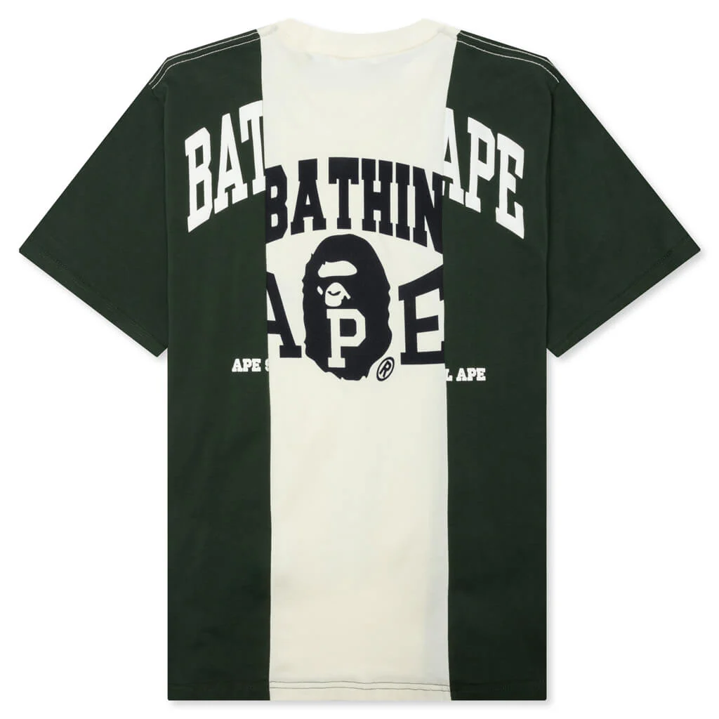 Bape Badges Color Blocking Tee - Ivory - Image 2
