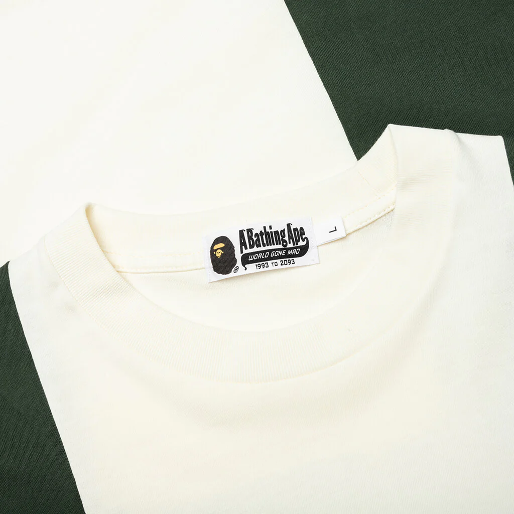 Bape Badges Color Blocking Tee - Ivory - Image 3