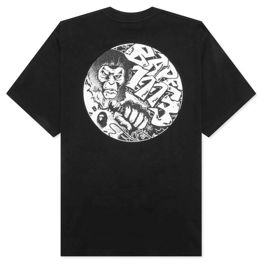 Bape Comics Graphic Tee - Black - Image 2