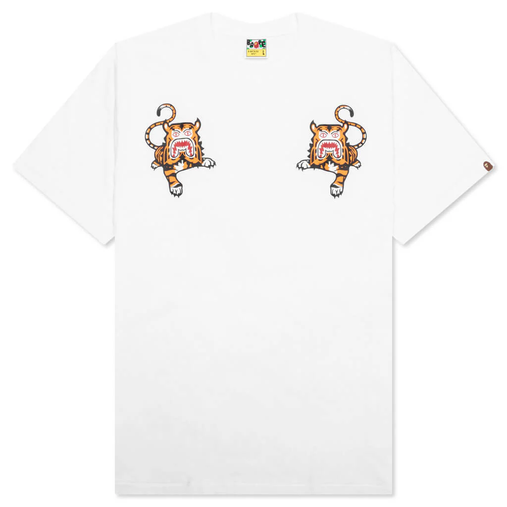 Bape Tiger Tee - White