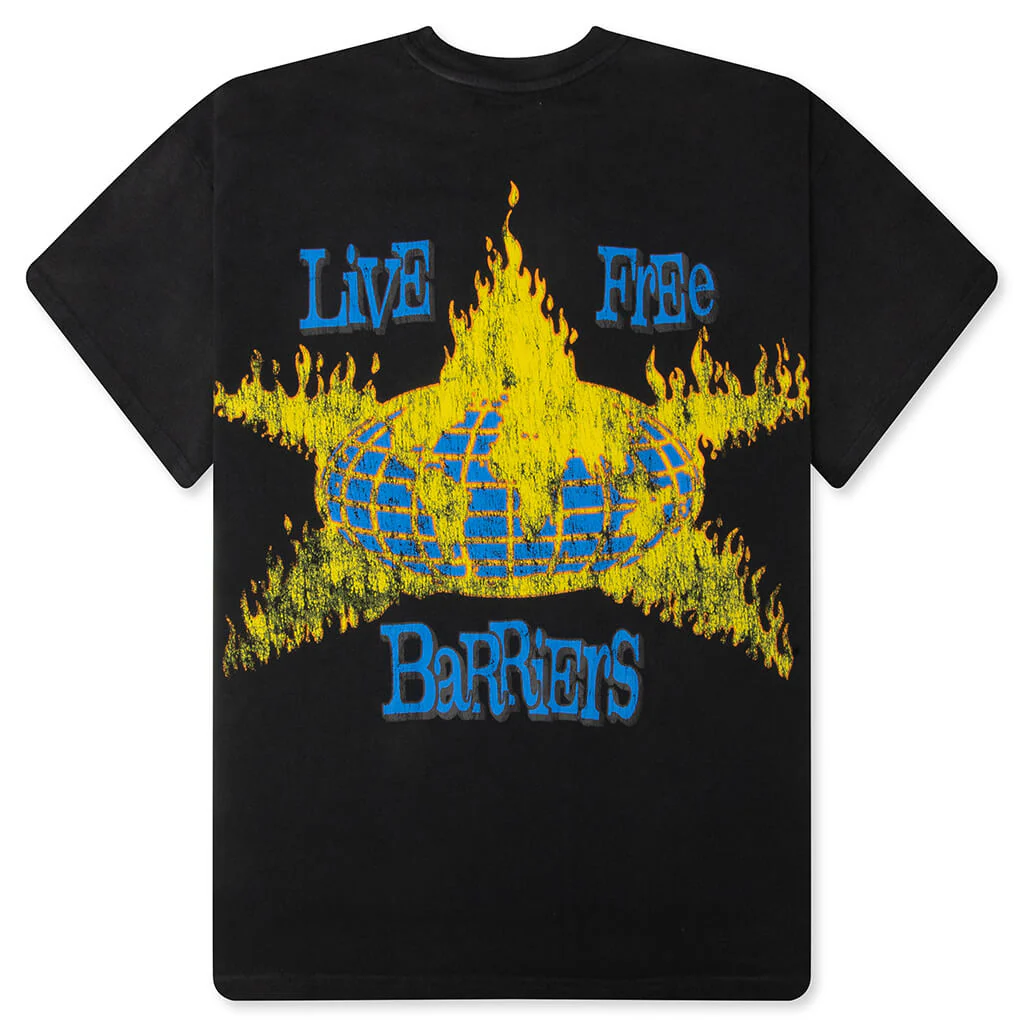 World In Flames S/S Tee - Black - Image 2
