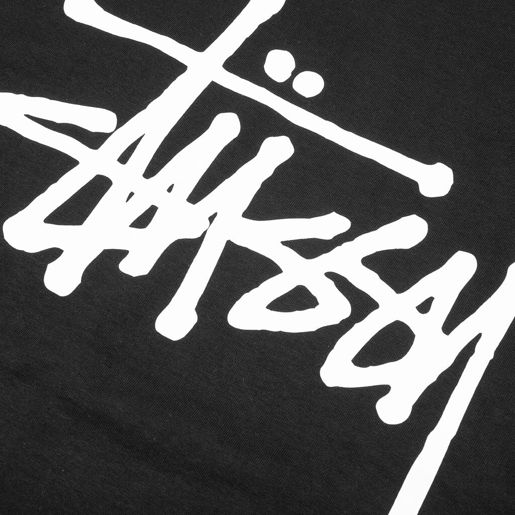 Basic Stussy L/S Tee - Black - Image 4
