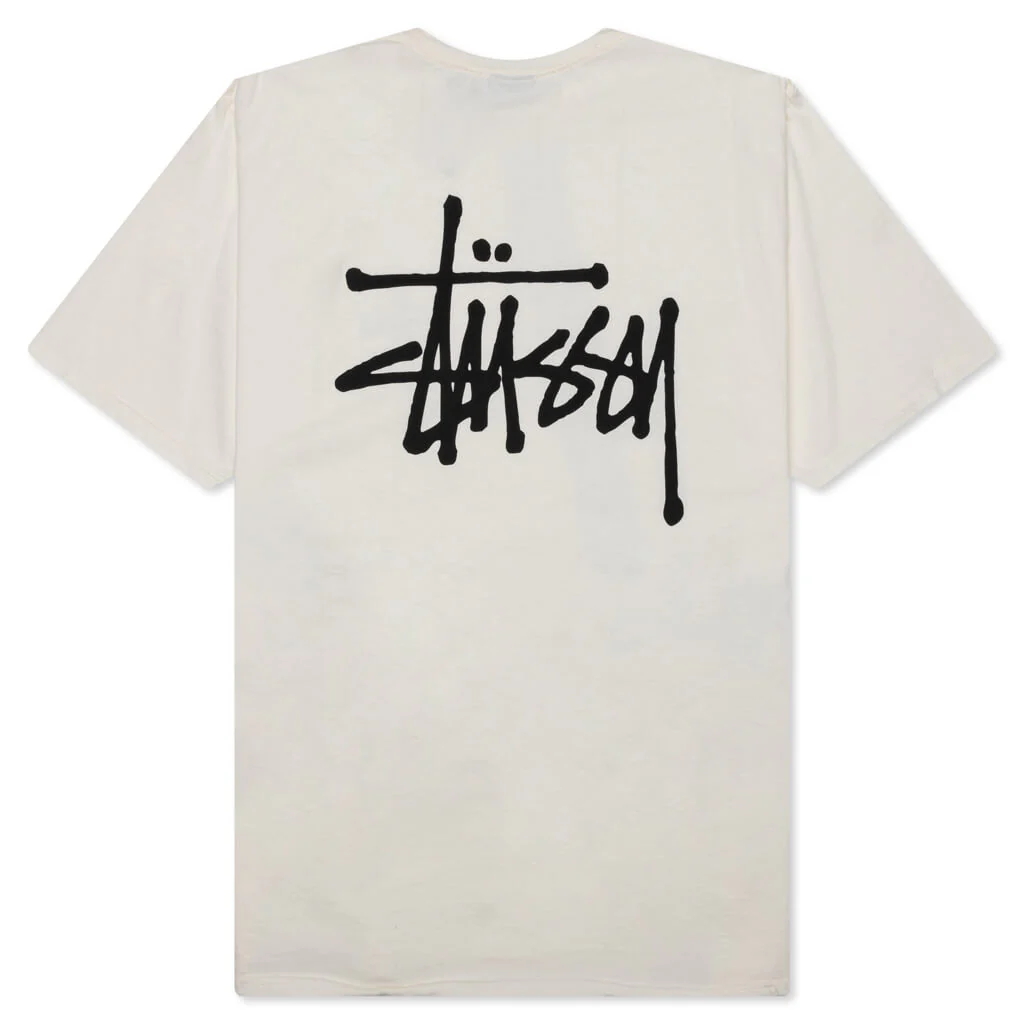 Basic Stussy Pig. Dyed Tee - Natural - Image 2