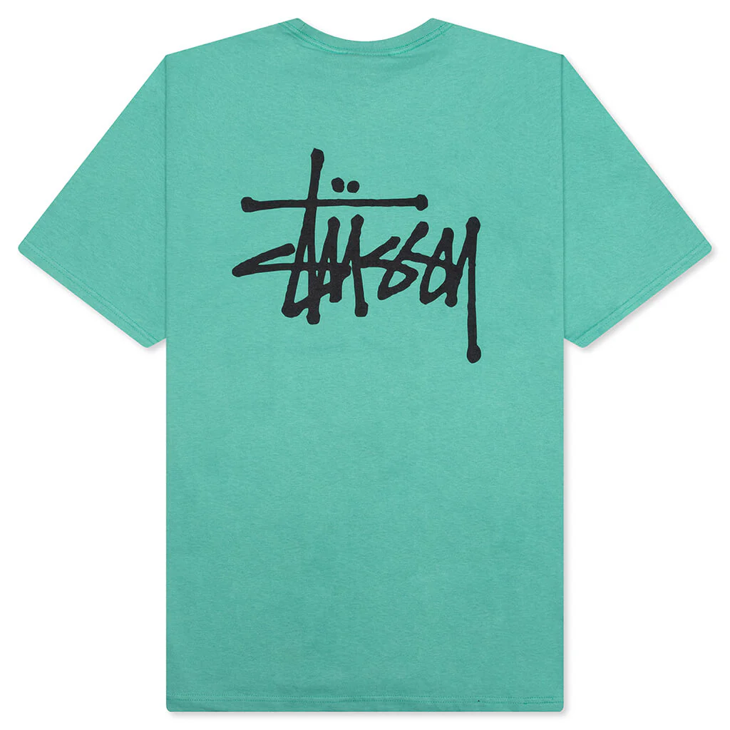 Basic Stussy Tee - Ocean - Image 2