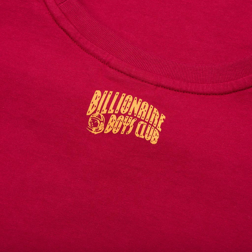 BB Astro Floral S/S Tee - Rumba Red - Image 4