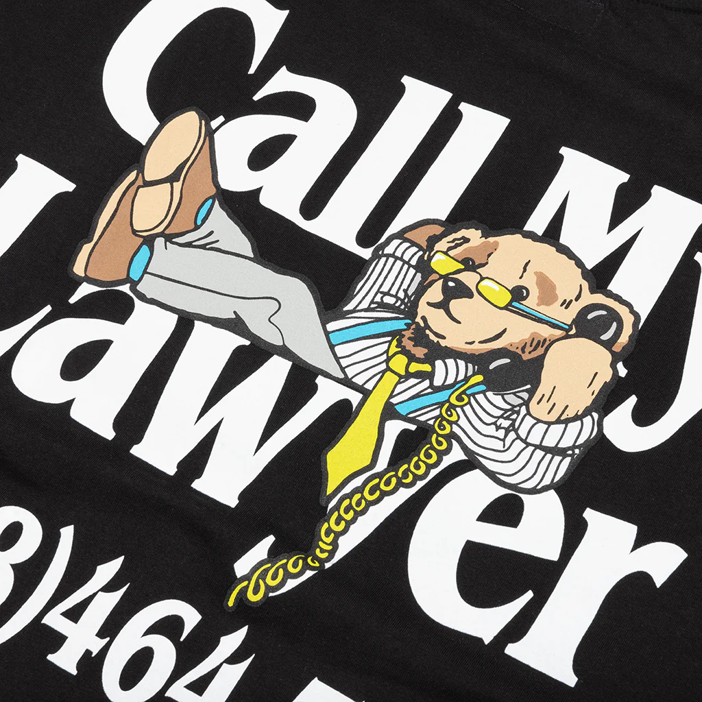 Better Call Bear T-Shirt - Black - Image 4