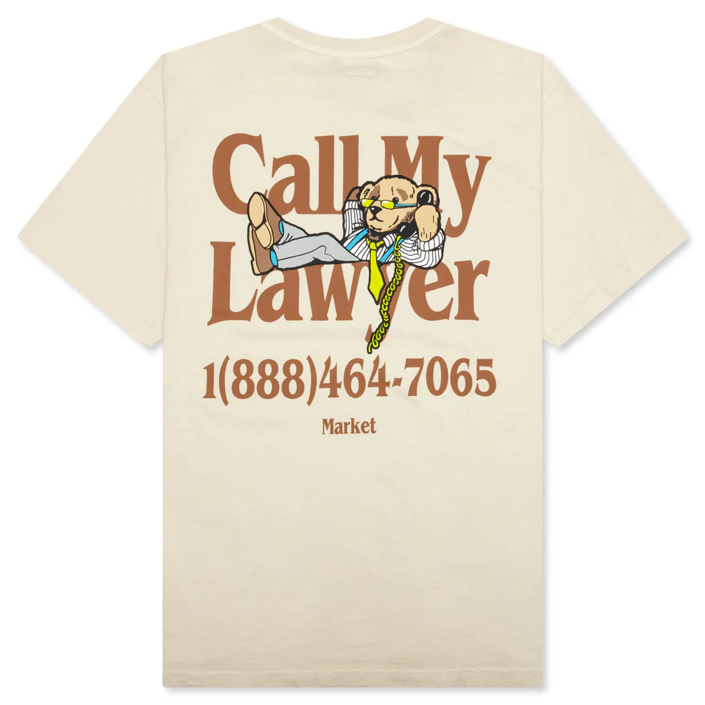 Better Call Bear T-Shirt - Ecru - Image 2