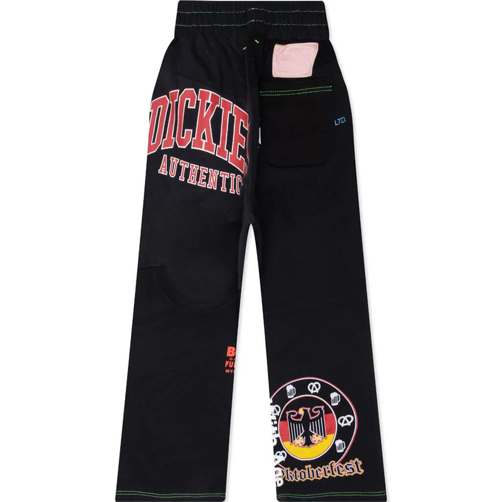 Black Remoir Reconstructed Sweatpant - Black - Image 2