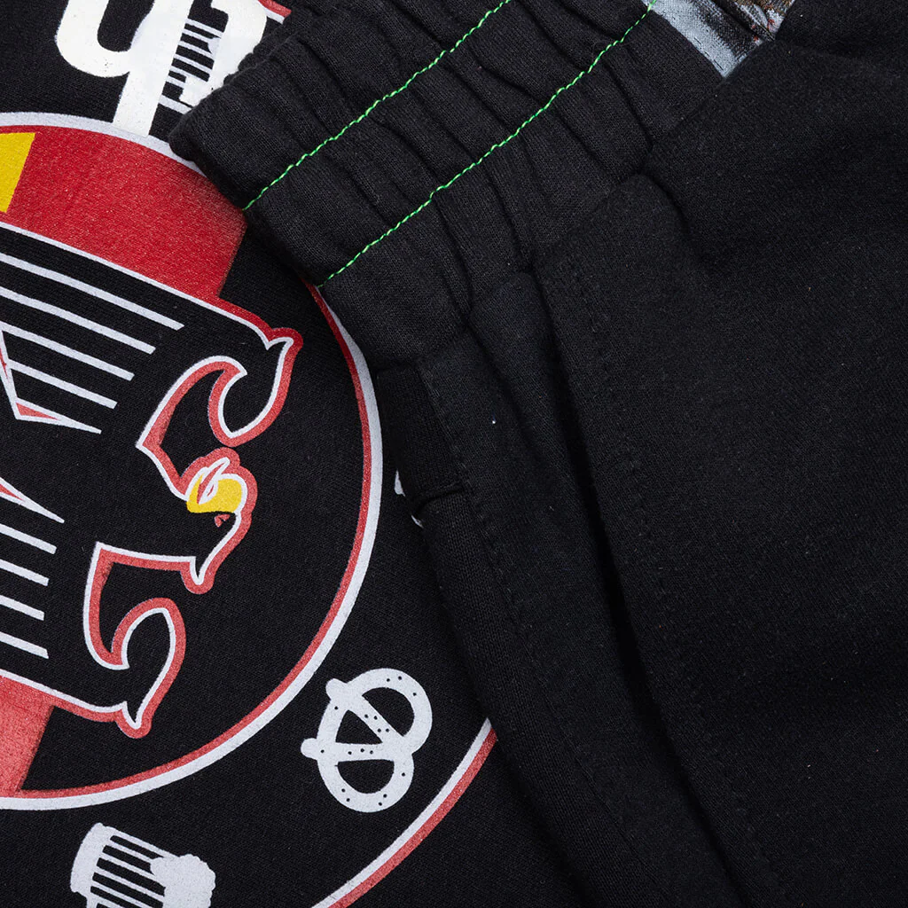 Black Remoir Reconstructed Sweatpant - Black - Image 3