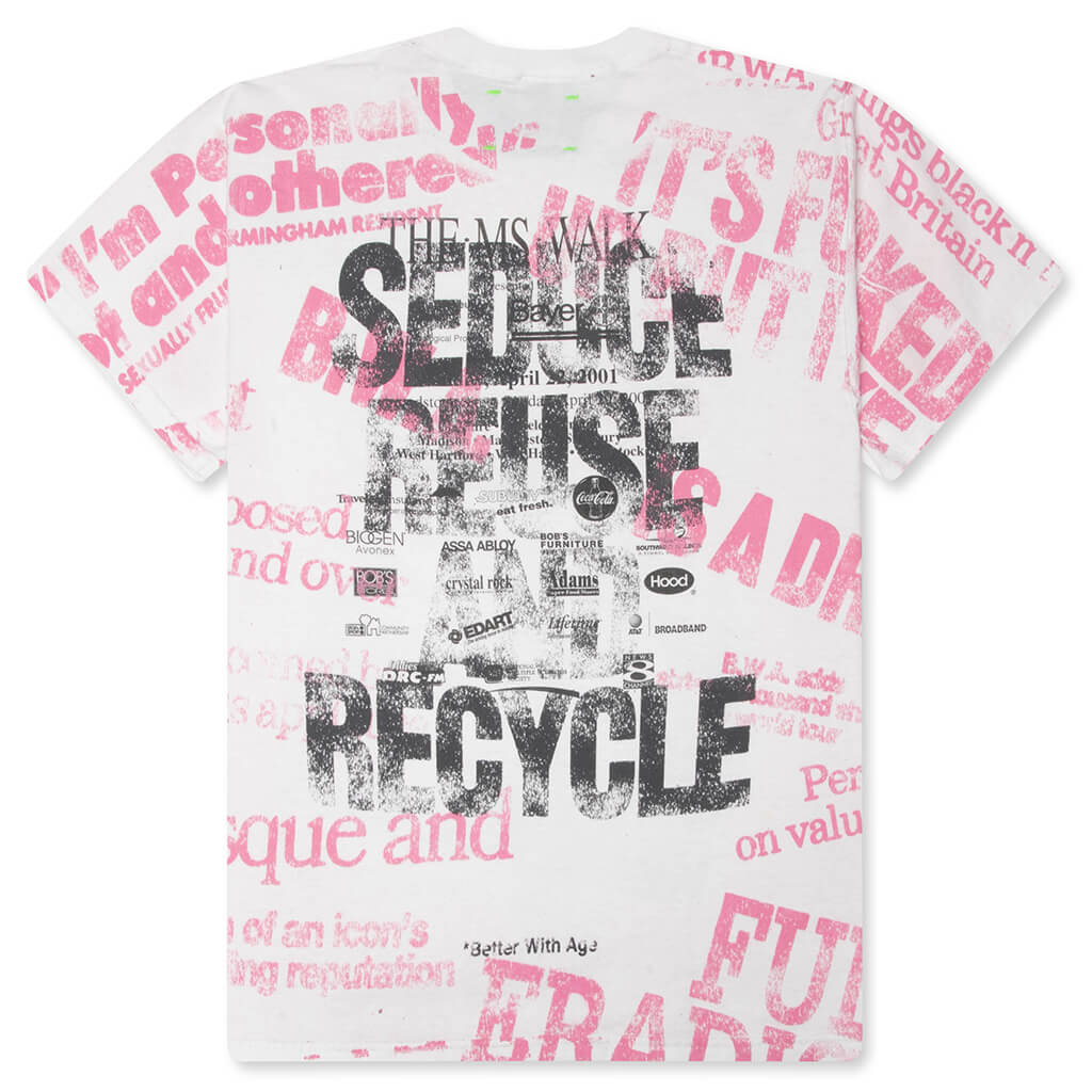 Eradica All Over Print Tee - White - Image 2