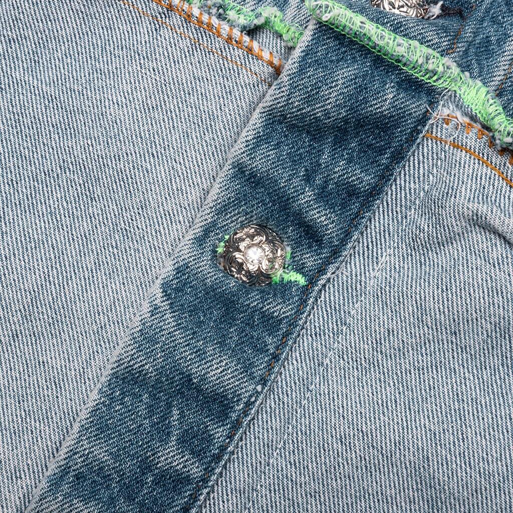 Escapade Reversible Denim Jacket - Blue - Image 4