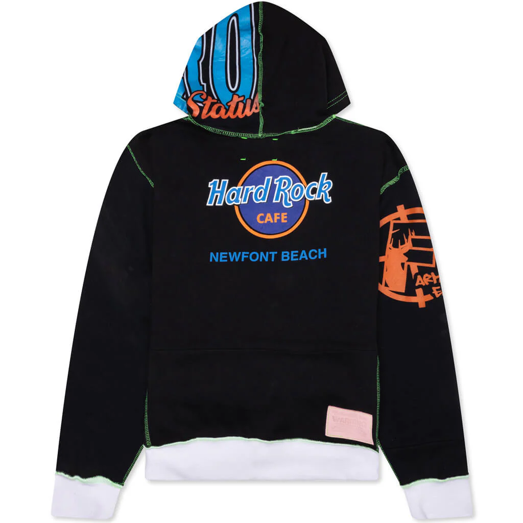 Halifax Reconstructed Full-Zip Hoodie - Black - Image 2