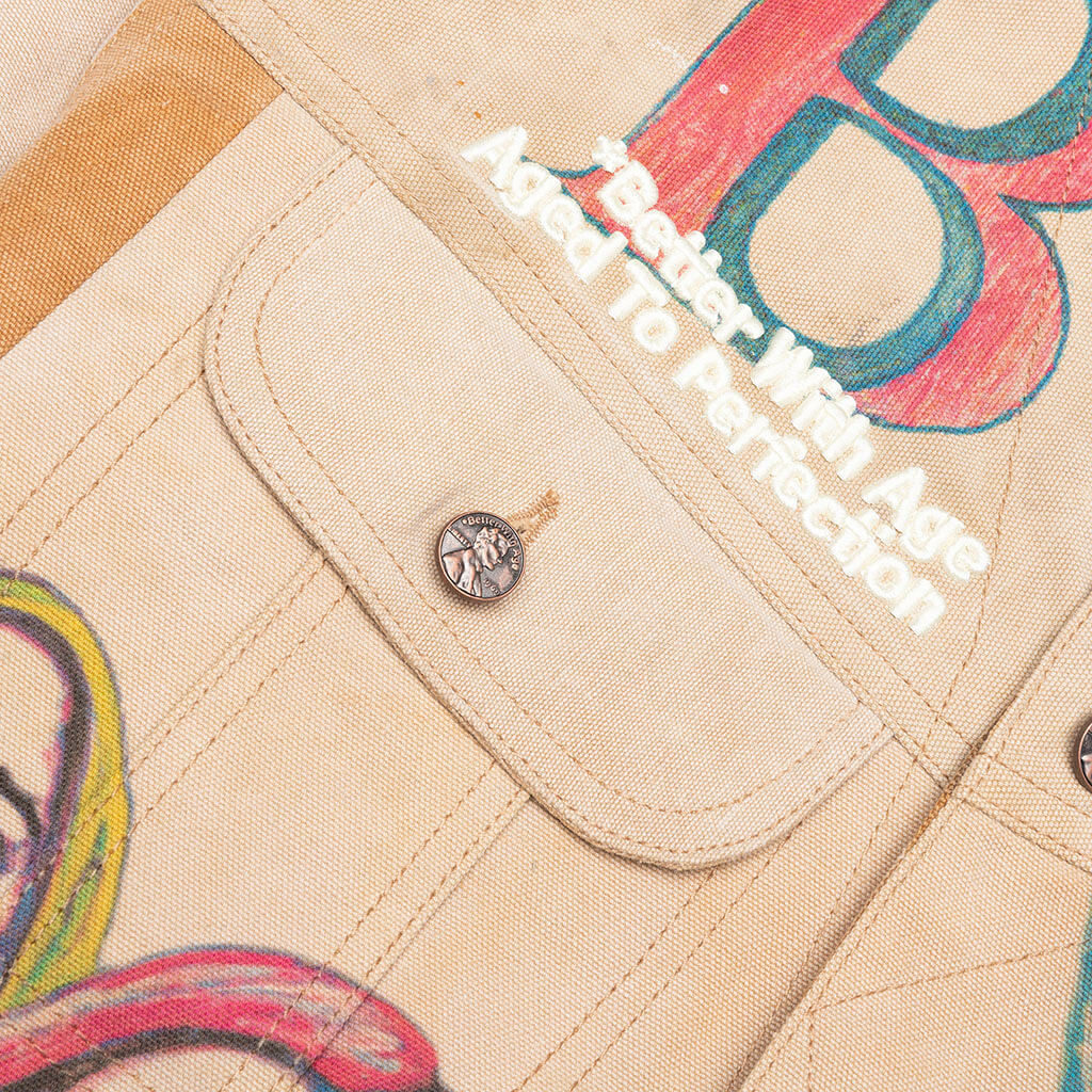 Harrison Reconstructed Trucker Jacket - Multi - Image 3